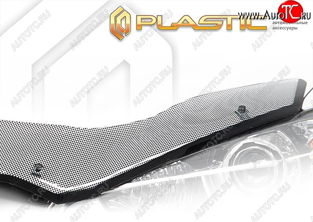 2 159 р. Дефлектор капота CA-Plastik  Лада 2110 - 2112 (Шелкография черная)  с доставкой в г. Пермь