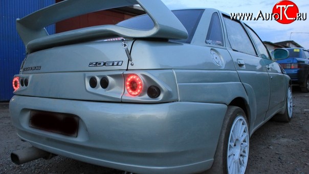 3 749 р. Задняя маска под модульную оптику Falkon Лада 2110 седан (1995-2007)  с доставкой в г. Пермь