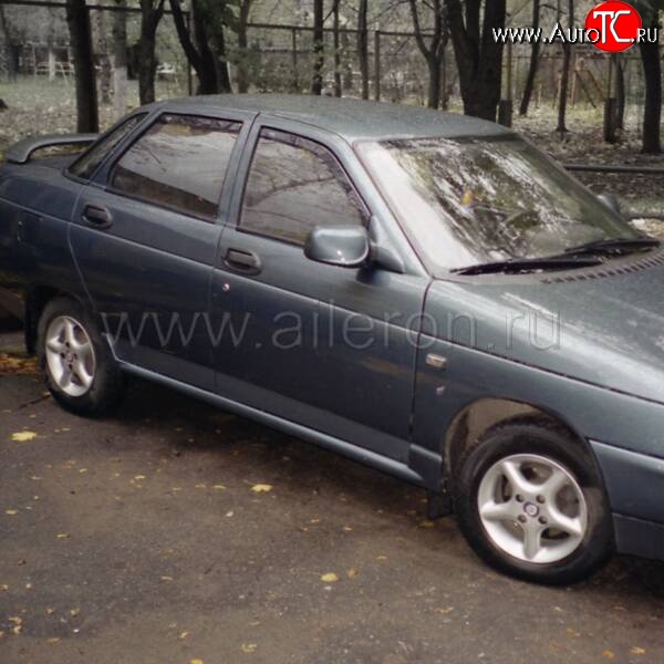 709 р. Комплект порогов Aileron Лада 2112 хэтчбек (1999-2008) (Неокрашенные)  с доставкой в г. Пермь