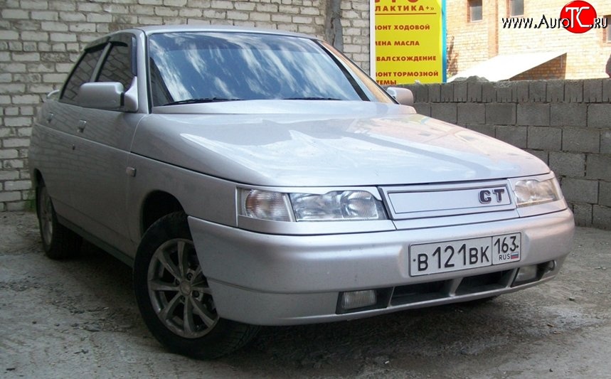 649 р. Решётка радиатора GT Лада 2110 седан (1995-2007) (Неокрашенная)  с доставкой в г. Пермь