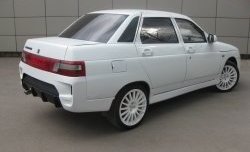 9 599 р. Задний бампер Brooklyn Лада 2110 седан (1995-2007) (Неокрашенный)  с доставкой в г. Пермь. Увеличить фотографию 4