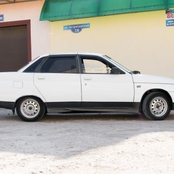 1 079 р. Пороги накладки Autodemic ВИНТ СПОРТ (с сеткой) Лада 2112 хэтчбек (1999-2008)  с доставкой в г. Пермь. Увеличить фотографию 2