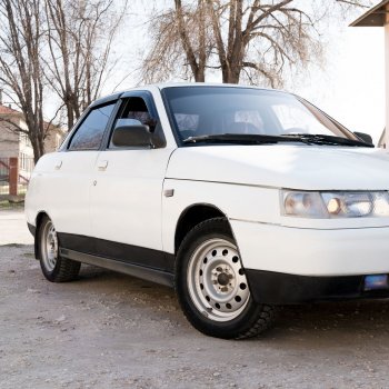 699 р. Пороги накладки Autodemic (Лапша c cеткой) Лада 2112 хэтчбек (1999-2008)  с доставкой в г. Пермь. Увеличить фотографию 8