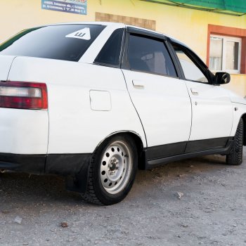 839 р. Пороги накладки Катран Autodemic Лада 2112 хэтчбек (1999-2008)  с доставкой в г. Пермь. Увеличить фотографию 7