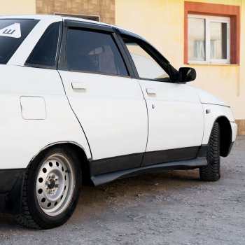 999 р. Пороги накладки Autodemic ВИНТ (большой) Лада 2110 седан (1995-2007)  с доставкой в г. Пермь. Увеличить фотографию 3