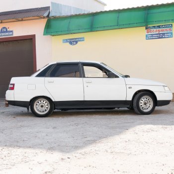 679 р. Пороги накладки Лапша Autodemic Лада 2110 седан (1995-2007)  с доставкой в г. Пермь. Увеличить фотографию 2