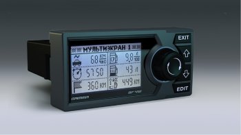 Бортовой компьютер Gamma GF 412 (для автомобилей со старой панелью) Лада 2112 купе (2002-2009)