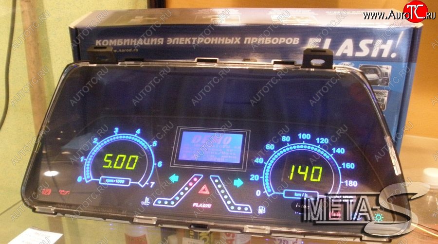 8 499 р. Приборная панель Flash Lite Лада 2112 купе (2002-2009)  с доставкой в г. Пермь