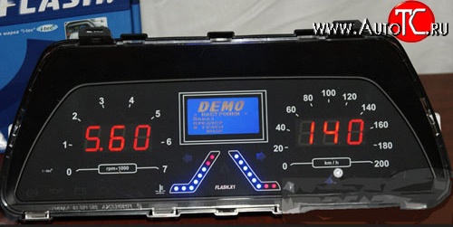 9 799 р. Приборная панель Flash X1 Лада 2112 купе (2002-2009)  с доставкой в г. Пермь