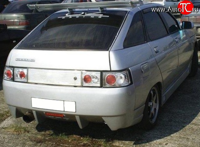 6 199 р. Задний бампер RS Лада 2112 купе (2002-2009) (Неокрашенный)  с доставкой в г. Пермь