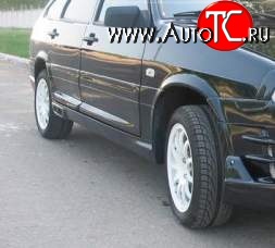 1 829 р. Комплект накладок на двери V-MAX Лада 2114 (2001-2014) (Неокрашенные)  с доставкой в г. Пермь