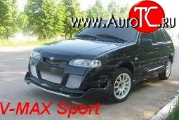 3 369 р. Спойлер переднего бампера V-MAX Лада 2114 (2001-2014) (Неокрашенная)  с доставкой в г. Пермь