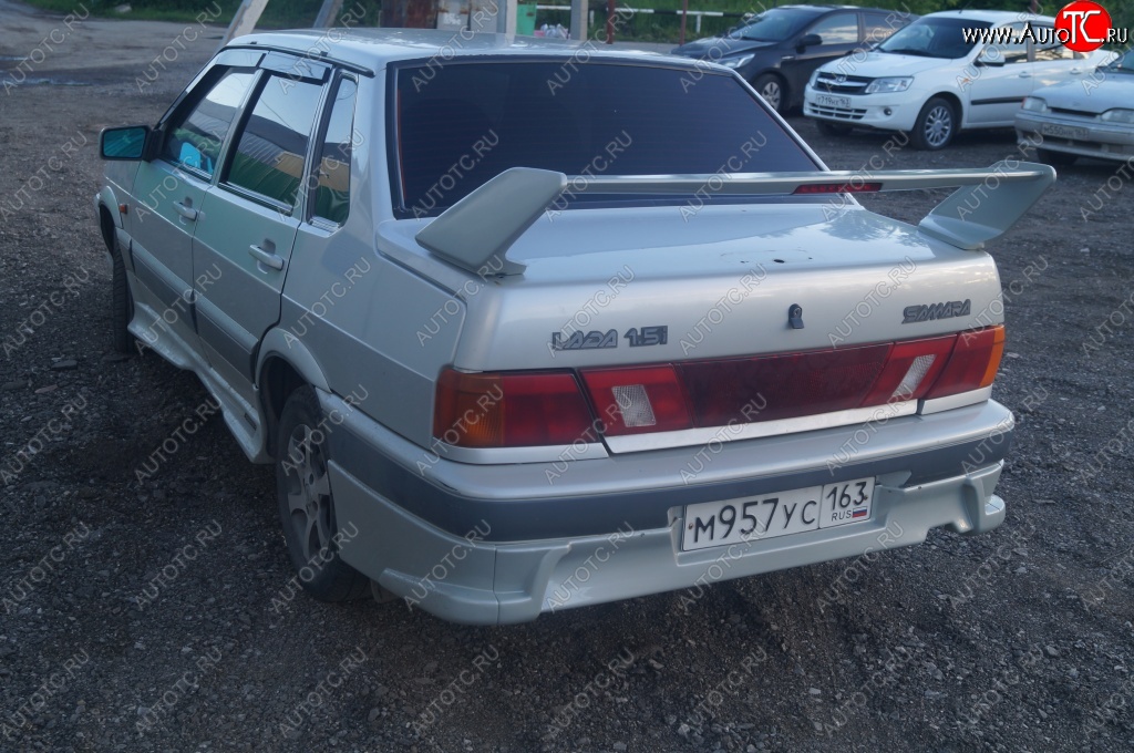 2 699 р. Спойлер Кураж  Лада 2115 (1997-2012) (Без стоп-сигнала, Неокрашенный)  с доставкой в г. Пермь