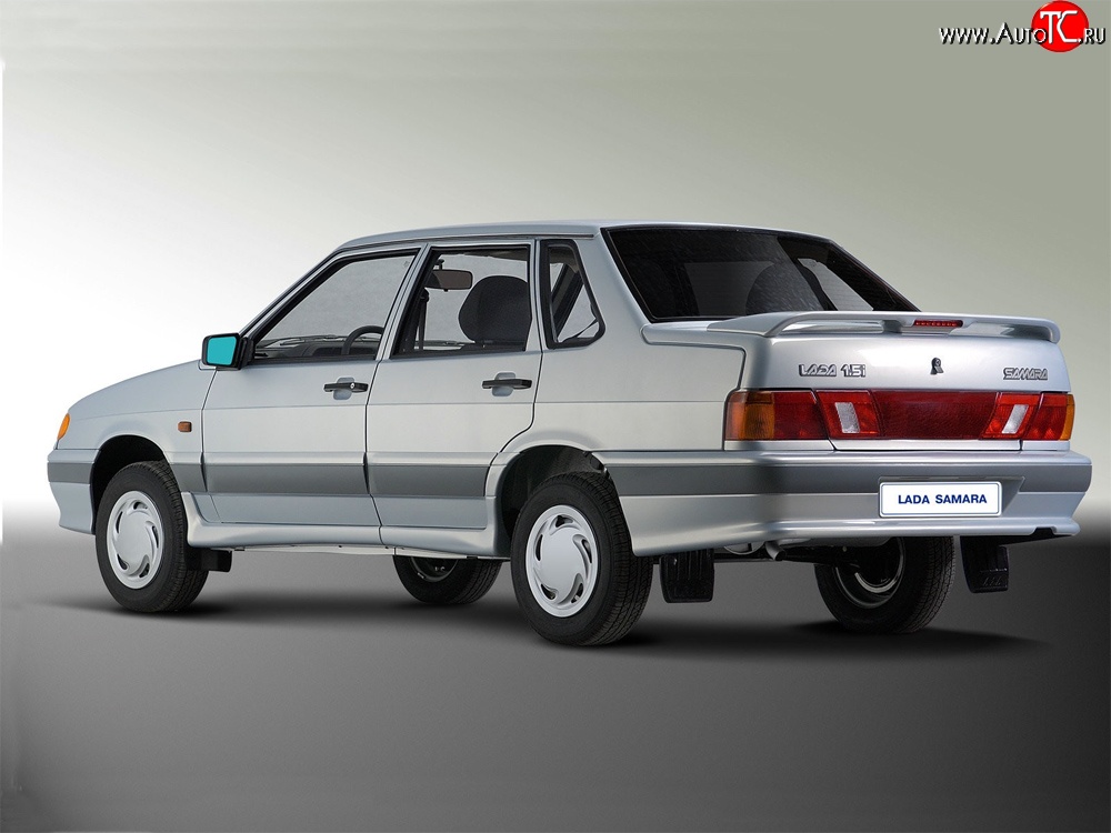 3 289 р. Задний бампер Стандартный Лада 2115 (1997-2012) (НОкрашенный (пласт.балка))  с доставкой в г. Пермь