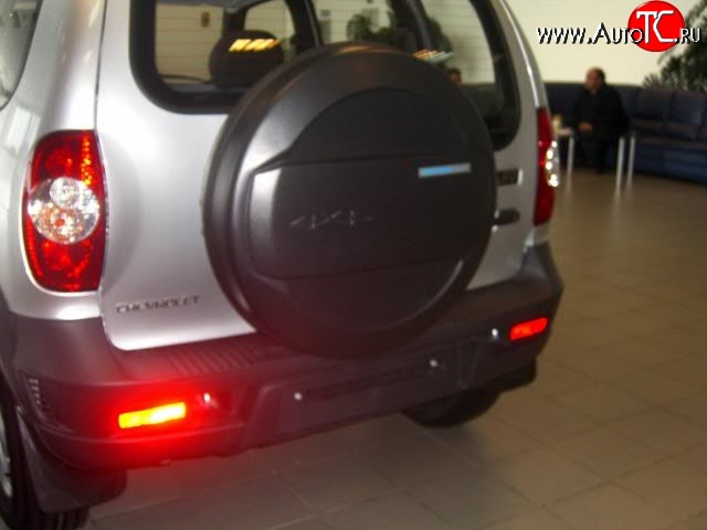 3 549 р. Бокс запасного колеса Bertoni Chevrolet Niva 2123 рестайлинг (2009-2020) (Неокрашенный)  с доставкой в г. Пермь