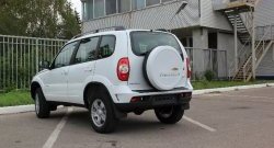 1 779 р. Чехол запасного колеса Chevrolet V3 Лада 2123 (Нива Шевроле) 1 рестайлинг (2009-2020) (Окрашенный)  с доставкой в г. Пермь. Увеличить фотографию 2
