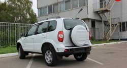 1 779 р. Чехол запасного колеса Chevrolet V4 Лада 2123 (Нива Шевроле) 1 рестайлинг (2009-2020) (Окрашенный)  с доставкой в г. Пермь. Увеличить фотографию 2