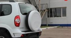 1 089 р. Чехол запасного колеса R16 Chevrolet V5 Лада 2123 (Нива Шевроле) 1 рестайлинг (2009-2020) (Неокрашенный)  с доставкой в г. Пермь. Увеличить фотографию 2