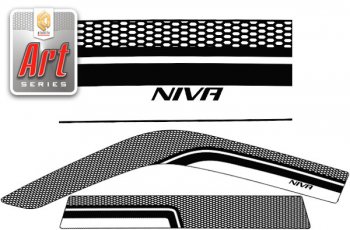 Дефлектора окон CA-Plastic Chevrolet Niva  2123 (2002-2008), Лада 2123 (Нива Шевроле) (2002-2008)
