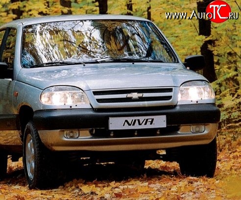 3 289 р. Передний бампер Стандартный Chevrolet Niva 2123 дорестайлинг (2002-2008) (Окрашенный)  с доставкой в г. Пермь