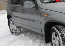 3 799 р. Пороги накладки Bertone Chevrolet Niva 2123 рестайлинг (2009-2020) (Неокрашенные)  с доставкой в г. Пермь. Увеличить фотографию 2