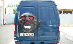 3 899 р. Чехол запасного колеса Трофей Снайпера Chevrolet Niva 2123 дорестайлинг (2002-2008) (Неокрашенный)  с доставкой в г. Пермь. Увеличить фотографию 11