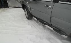 12 849 р. Защита порогов со вставками для ног Protection  Chevrolet Niva  2123 (2009-2020), Лада 2123 (Нива Шевроле) (2009-2021)  с доставкой в г. Пермь. Увеличить фотографию 4