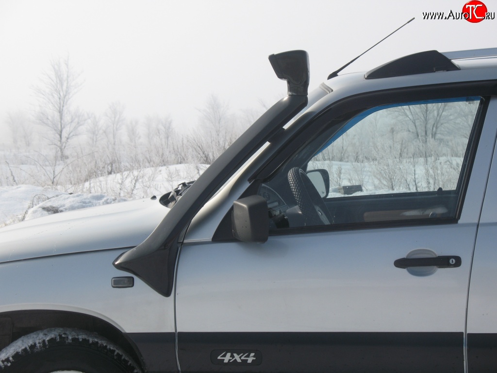 5 999 р. Пластиковый шноркель DM-Kit  Chevrolet Niva  2123 (2002-2020), Лада 2123 (Нива Шевроле) (2002-2021) (Неокрашенный)  с доставкой в г. Пермь