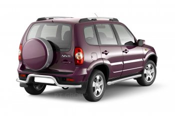 6 379 р. Рейлинги Petroil Tuning Комфорт  Chevrolet Niva  2123 (2009-2020), Лада 2123 (Нива Шевроле) (2002-2021), Лада Нива Трэвел (2021-2025) (Серебристый муар)  с доставкой в г. Пермь. Увеличить фотографию 4