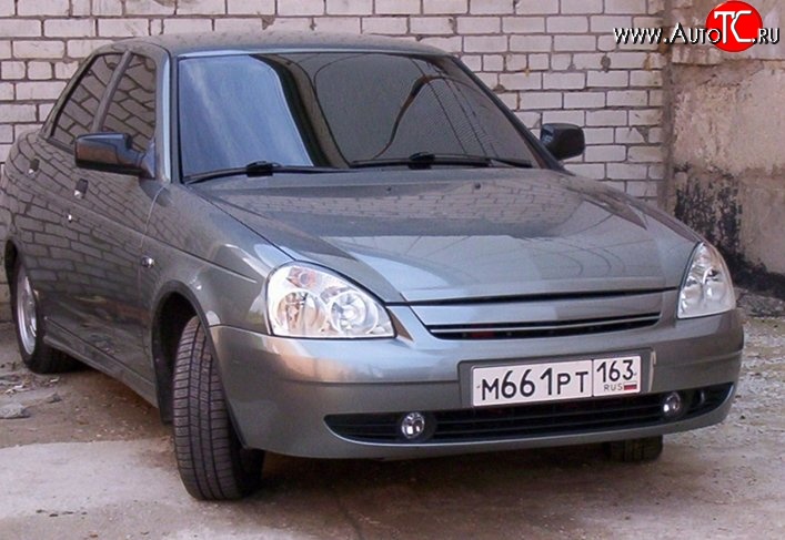 949 р. Решётка радиатора КМ-III Лада Приора 2171 универсал дорестайлинг  (2008-2014) (Неокрашенная)  с доставкой в г. Пермь