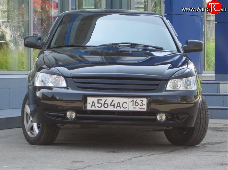 499 р. Решетка бампера 21728 Priora Sport верхняя Лада Приора 2171 универсал дорестайлинг  (2008-2014)  с доставкой в г. Пермь