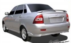 1 369 р. Пороги накладки Кураж Лада Приора 2172 хэтчбек дорестайлинг (2008-2014) (Неокрашенные)  с доставкой в г. Пермь. Увеличить фотографию 5