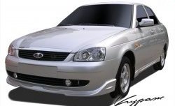 1 369 р. Пороги накладки Кураж Лада Приора 2172 хэтчбек дорестайлинг (2008-2014) (Неокрашенные)  с доставкой в г. Пермь. Увеличить фотографию 4