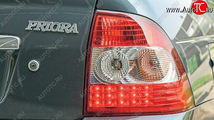 2 299 р. Фонарь FS (правый, диодный) Лада Приора 2170 седан дорестайлинг (2007-2014)  с доставкой в г. Пермь