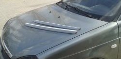 919 р. Накладка радиаторной решётки Челси Лада Приора 2171 универсал дорестайлинг  (2008-2014) (Неокрашенная)  с доставкой в г. Пермь. Увеличить фотографию 5