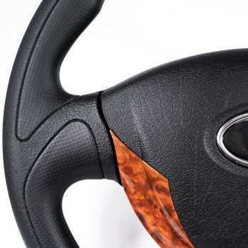 3 389 р. Рулевое колесо Turbo (Ø360 мм) Лада Приора 2172 хэтчбек дорестайлинг (2008-2014) (Дерево)  с доставкой в г. Пермь. Увеличить фотографию 5