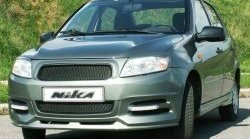 5 199 р. Передний бампер Nika-Sport  Лада Гранта ( 2190,  2191) (2011-2017) седан дорестайлинг, лифтбэк дорестайлинг  (Неокрашенный)  с доставкой в г. Пермь. Увеличить фотографию 3