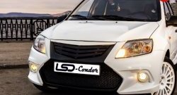 9 599 р. Передний бампер LSD-Condor  Лада Гранта ( 2190,  2191) (2011-2017) седан дорестайлинг, лифтбэк дорестайлинг  (Неокрашенный)  с доставкой в г. Пермь. Увеличить фотографию 2