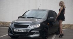 9 849 р. Передний бампер Razor  Лада Гранта ( 2190,  2191) (2011-2017) седан дорестайлинг, лифтбэк дорестайлинг  (Неокрашенный)  с доставкой в г. Пермь. Увеличить фотографию 8