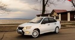 3 099 р. Пороги накладки Флагман Datsun mi-DO хэтчбэк (2014-2021) (Неокрашенные)  с доставкой в г. Пермь. Увеличить фотографию 6