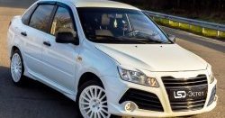 3 099 р. Пороги накладки Флагман Datsun mi-DO хэтчбэк (2014-2021) (Неокрашенные)  с доставкой в г. Пермь. Увеличить фотографию 13