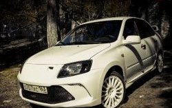 3 099 р. Пороги накладки Флагман Datsun mi-DO хэтчбэк (2014-2021) (Неокрашенные)  с доставкой в г. Пермь. Увеличить фотографию 10