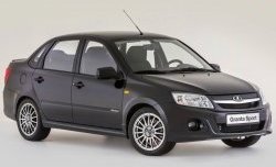2 979 р. Комплект порогов Granta Sport (оригинал) Datsun mi-DO хэтчбэк (2014-2021) (Неокрашенные)  с доставкой в г. Пермь. Увеличить фотографию 5