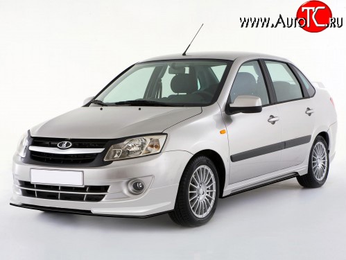 2 749 р. Пороги накладки Sport-Style Лада Калина Спорт 2192 хэтчбэк (2014-2018) (Неокрашенные)  с доставкой в г. Пермь