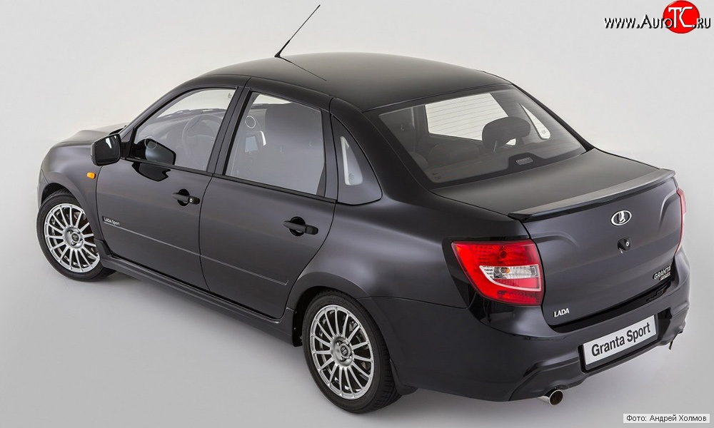 2 469 р. Лип-спойлер Granta Sport  Лада Гранта  2190 - Гранта Спорт ( 2191,  2190) (Неокрашенный)  с доставкой в г. Пермь
