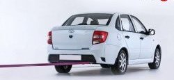11 499 р. Задний бампер GTS Лада Гранта 2190 седан  дорестайлинг (2011-2017) (Неокрашенный)  с доставкой в г. Пермь. Увеличить фотографию 3