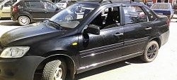3 899 р. Пороги накладки Кураж v2 Лада Калина Спорт 2192 хэтчбэк (2014-2018) (Неокрашенные)  с доставкой в г. Пермь. Увеличить фотографию 4