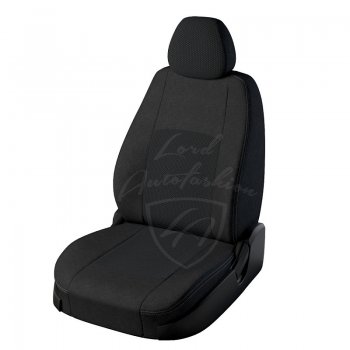 Чехлы для сидений Lord Autofashion Турин (жаккард, сплошная спинка) Лада Гранта ( 2190,  2191) (2011-2017) седан  дорестайлинг, седан дорестайлинг  (Черный, вставка Эльбрус)