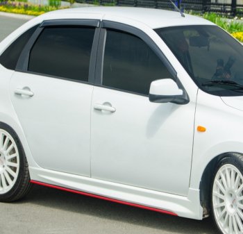 3 099 р. Пороги накладки Реванш Datsun mi-DO хэтчбэк (2014-2021) (Неокрашенные)  с доставкой в г. Пермь. Увеличить фотографию 3