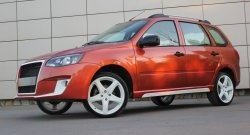 2 969 р. Комплект порогов Я-робот Datsun mi-DO хэтчбэк (2014-2021) (Неокрашенные)  с доставкой в г. Пермь. Увеличить фотографию 2